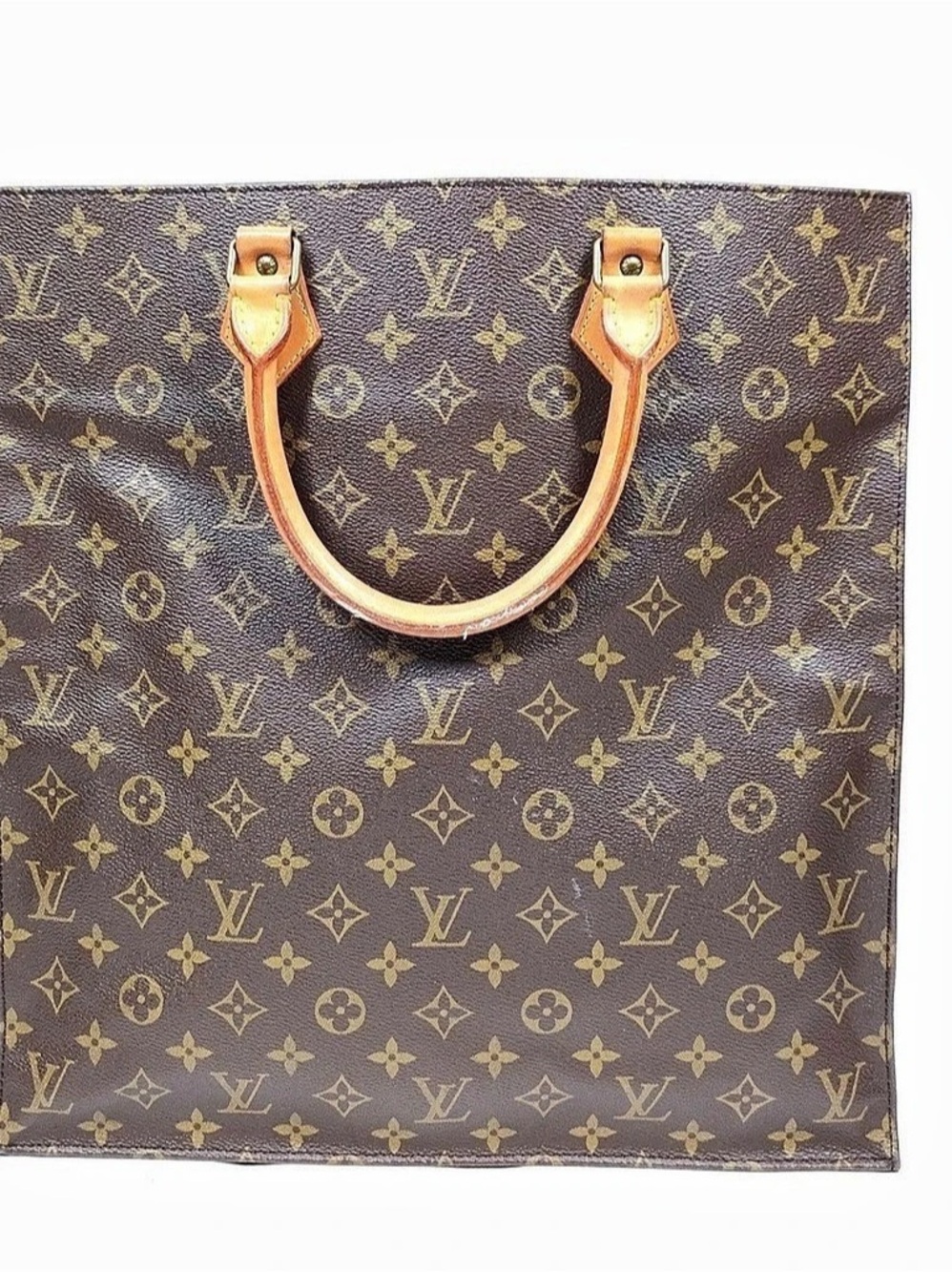 Louis Vuitton Sac Shopping Tote M51108 Brown & Tan